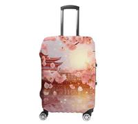HETVBNS Cherry Blossoms Luggage Cover, Elastic Luggage Protector Fits 19-32in Suitcases, Washable & Anti-Scratch Suitcase Cover for Men Women, style, M, Classic