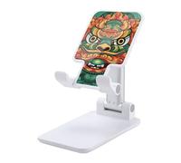 HETVBNS Chinese Lion New Year Phone Stand for Desk - Adjustable & Foldable Tablet Stand Portable Cell Phone Stand Holder Compatible with 4-13" Smartphones, Tablets