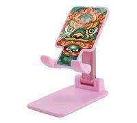 HETVBNS Chinese Lion New Year Phone Stand for Desk - Adjustable & Foldable Tablet Stand Portable Cell Phone Stand Holder Compatible with 4-13" Smartphones, Tablets