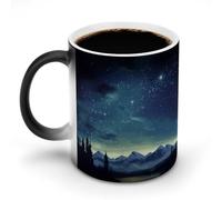 HETVBNS Coffee Mug Color Changing Mug Celestial Night Sky Heat Sensitive Mug Novelty Coffee Mugs Funny Coffee Cups Travel Mug Ceramic Mug Sublimation Mugs