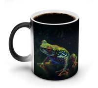 HETVBNS Coffee Mug Color Changing Mug Tree Frog Heat Sensitive Mug Novelty Coffee Mugs Funny Coffee Cups Travel Mug Ceramic Mug Sublimation Mugs
