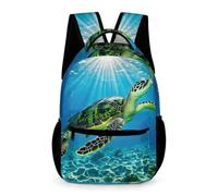 HETVBNS Comfortable 16in Backpack with Front Zipper & Dual Mesh Pockets