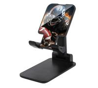 HETVBNS Cool American Football Phone Stand for Desk - Adjustable & Foldable Tablet Stand Portable Cell Phone Stand Holder Compatible with 4-13" Smartphones, Tablets