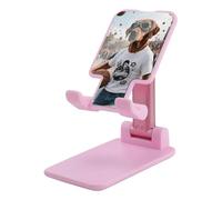 HETVBNS Cool Dog with Sunglasses Phone Stand for Desk - Adjustable & Foldable Tablet Stand Portable Cell Phone Stand Holder Compatible with 4-13" Smartphones, Tablets