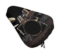 HETVBNS Cool Drum Set Bike Seat Cover Waterproof Bicycle Seat Cover