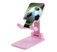 HETVBNS Cool Soccer Ball Phone Stand for Desk - Adjustable & Foldable Tablet Stand Portable Cell Phone Stand Holder Compatible with 4-13" Smartphones, Tablets