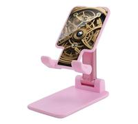 HETVBNS Cool Steampunk Gears Phone Stand for Desk - Adjustable & Foldable Tablet Stand Portable Cell Phone Stand Holder Compatible with 4-13" Smartphones, Tablets