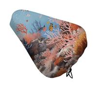 HETVBNS Coral Reef Bike Seat Cover Waterproof Bicycle Seat Cover