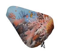 HETVBNS Coral Reef Bike Seat Cover Waterproof Bicycle Seat Cover