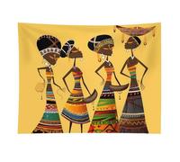 HETVBNS Creative African Culture Tapestry Wall Hanging - 30"x40" Aesthetic Tapestries Soft Polyester Wall Art Decor Large Tapestry for Bedroom Living Room Dorm Backdrop, Hanging Kit Included