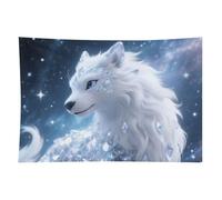 HETVBNS Crystal_creature Tapestry Wall Hanging - 40"x60" Aesthetic Tapestries Soft Polyester Wall Art Decor Large Tapestry for Bedroom Living Room Dorm Backdrop, Hanging Kit Included