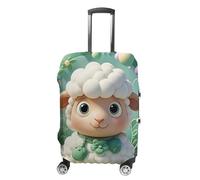 HETVBNS Cute Cartoon Sheep Luggage Cover, Elastic Luggage Protector Fits 19-32in Suitcases, Washable & Anti-Scratch Suitcase Cover for Men Women, style, XL, Classic