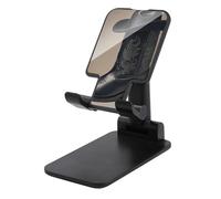 HETVBNS Cute Cowboy Black Hat Western Boots Phone Stand for Desk - Adjustable & Foldable Tablet Stand Portable Cell Phone Stand Holder Compatible with 4-13" Smartphones, Tablets