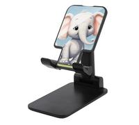 HETVBNS Cute Elephant Phone Stand for Desk - Adjustable & Foldable Tablet Stand Portable Cell Phone Stand Holder Compatible with 4-13" Smartphones, Tablets