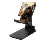 HETVBNS Cute French Bulldog Graphics Phone Stand for Desk - Adjustable & Foldable Tablet Stand Portable Cell Phone Stand Holder Compatible with 4-13" Smartphones, Tablets