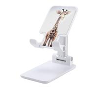 HETVBNS Cute Giraffe Phone Stand for Desk - Adjustable & Foldable Tablet Stand Portable Cell Phone Stand Holder Compatible with 4-13" Smartphones, Tablets