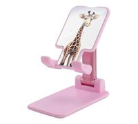 HETVBNS Cute Giraffe Phone Stand for Desk - Adjustable & Foldable Tablet Stand Portable Cell Phone Stand Holder Compatible with 4-13" Smartphones, Tablets