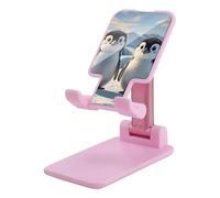 HETVBNS Cute Penguins Phone Stand for Desk - Adjustable & Foldable Tablet Stand Portable Cell Phone Stand Holder Compatible with 4-13" Smartphones, Tablets