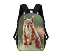 HETVBNS Cute Squirrels Backpack for Women Men, Durable 600D Polyester Bookbag with Large Capacity, Lightweight 17 Inch Laptop Backpack Minimalism Casual Daypack for Work, Travel