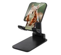 HETVBNS Cute Squirrels Phone Stand for Desk - Adjustable & Foldable Tablet Stand Portable Cell Phone Stand Holder Compatible with 4-13" Smartphones, Tablets