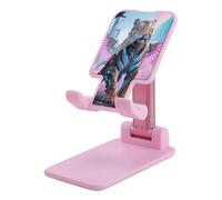 HETVBNS Cyber Hippie Tiger Phone Stand for Desk - Adjustable & Foldable Tablet Stand Portable Cell Phone Stand Holder Compatible with 4-13" Smartphones, Tablets