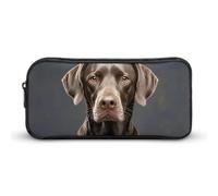 HETVBNS Dalmatian Pencil Case Large Capacity, Durable Pencil Pouch Portable Small Cosmetic Bag with Metal Zipper, Simple Makeup Pouch Aesthetic Toiletry Bag for Travel Office