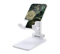 HETVBNS Dark Green and Green Style Phone Stand for Desk - Adjustable & Foldable Tablet Stand Portable Cell Phone Stand Holder Compatible with 4-13" Smartphones, Tablets