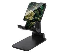 HETVBNS Dark Green and Green Style Phone Stand for Desk - Adjustable & Foldable Tablet Stand Portable Cell Phone Stand Holder Compatible with 4-13" Smartphones, Tablets