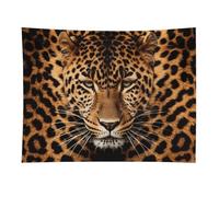 HETVBNS Depict A Leopard Tapestry Wall Hanging - 30"x40" Aesthetic Tapestries Soft Polyester Wall Art Decor Large Tapestry for Bedroom Living Room Dorm Backdrop, Hanging Kit Included