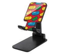 HETVBNS Dill Pickles Print Phone Stand for Desk - Adjustable & Foldable Tablet Stand Portable Cell Phone Stand Holder Compatible with 4-13" Smartphones, Tablets