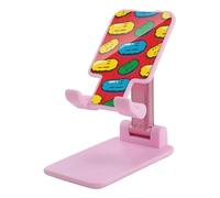 HETVBNS Dill Pickles Print Phone Stand for Desk - Adjustable & Foldable Tablet Stand Portable Cell Phone Stand Holder Compatible with 4-13" Smartphones, Tablets