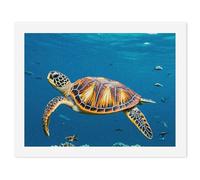 HETVBNS DIY Digital Painting by Numbers Kit for Adults Beginners - Animals Sea Turtles Paint by Numbers Kits, DIY Acrylic Painting on Canvas for Home Decor 30x40cm