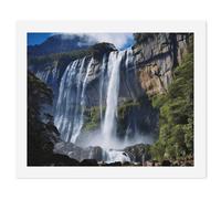 HETVBNS DIY Digital Painting by Numbers Kit for Adults Beginners - Beautiful Waterfall Paint by Numbers Kits, DIY Acrylic Painting on Canvas for Home Decor 40x50cm