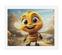 HETVBNS DIY Digital Painting by Numbers Kit for Adults Beginners - Bee Paint by Numbers Kits, DIY Acrylic Painting on Canvas for Home Decor 60x75cm