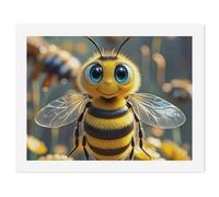 HETVBNS DIY Digital Painting by Numbers Kit for Adults Beginners - Bee Paint by Numbers Kits, DIY Acrylic Painting on Canvas for Home Decor 30x40cm