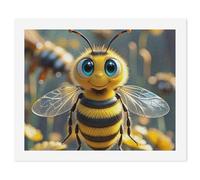 HETVBNS DIY Digital Painting by Numbers Kit for Adults Beginners - Bee Paint by Numbers Kits, DIY Acrylic Painting on Canvas for Home Decor 60x75cm