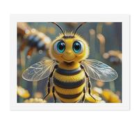 HETVBNS DIY Digital Painting by Numbers Kit for Adults Beginners - Bee Paint by Numbers Kits, DIY Acrylic Painting on Canvas for Home Decor 50x65cm