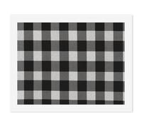 HETVBNS DIY Digital Painting by Numbers Kit for Adults Beginners - Black And White Plaid Paint by Numbers Kits, DIY Acrylic Painting on Canvas for Home Decor 50x65cm