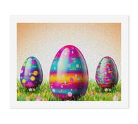 HETVBNS DIY Digital Painting by Numbers Kit for Adults Beginners - Colorful Easter Egg Paint by Numbers Kits, DIY Acrylic Painting on Canvas for Home Decor 30x40cm