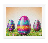 HETVBNS DIY Digital Painting by Numbers Kit for Adults Beginners - Colorful Easter Egg Paint by Numbers Kits, DIY Acrylic Painting on Canvas for Home Decor 60x75cm