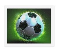 HETVBNS DIY Digital Painting by Numbers Kit for Adults Beginners - Cool Soccer Ball Paint by Numbers Kits, DIY Acrylic Painting on Canvas for Home Decor 40x50cm