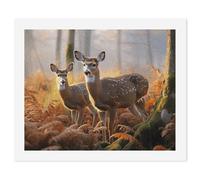 HETVBNS DIY Digital Painting by Numbers Kit for Adults Beginners - Cute Deers Paint by Numbers Kits, DIY Acrylic Painting on Canvas for Home Decor 60x75cm
