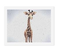 HETVBNS DIY Digital Painting by Numbers Kit for Adults Beginners - Cute Giraffe Paint by Numbers Kits, DIY Acrylic Painting on Canvas for Home Decor 30x40cm