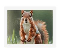 HETVBNS DIY Digital Painting by Numbers Kit for Adults Beginners - Cute Squirrels Paint by Numbers Kits, DIY Acrylic Painting on Canvas for Home Decor 30x40cm