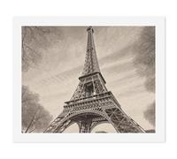 HETVBNS DIY Digital Painting by Numbers Kit for Adults Beginners - Eiffel Tower Pattern Paint by Numbers Kits, DIY Acrylic Painting on Canvas for Home Decor 40x50cm