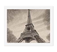 HETVBNS DIY Digital Painting by Numbers Kit for Adults Beginners - Eiffel Tower Pattern Paint by Numbers Kits, DIY Acrylic Painting on Canvas for Home Decor 50x65cm