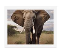 HETVBNS DIY Digital Painting by Numbers Kit for Adults Beginners - Elephant Paint by Numbers Kits, DIY Acrylic Painting on Canvas for Home Decor 50x65cm