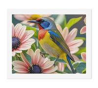 HETVBNS DIY Digital Painting by Numbers Kit for Adults Beginners - Flowers And Birds Paint by Numbers Kits, DIY Acrylic Painting on Canvas for Home Decor 40x50cm