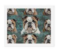 HETVBNS DIY Digital Painting by Numbers Kit for Adults Beginners - Funny English Bulldog Paint by Numbers Kits, DIY Acrylic Painting on Canvas for Home Decor 60x75cm