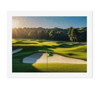 HETVBNS DIY Digital Painting by Numbers Kit for Adults Beginners - Green Golf Course Paint by Numbers Kits, DIY Acrylic Painting on Canvas for Home Decor 30x40cm